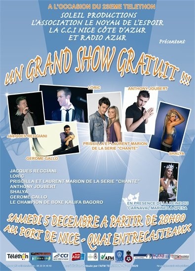 Concert &agrave; Nice &agrave; l'occasion du T&eacute;l&eacute;thon 2009