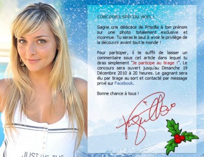 Concours Sp&eacute;cial No&euml;l Sur Le Facebook Officiel !