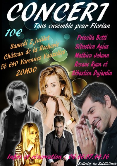 Priscilla Betti &agrave; Varennes-Vauzelles avec les Zalulum&eacute;s