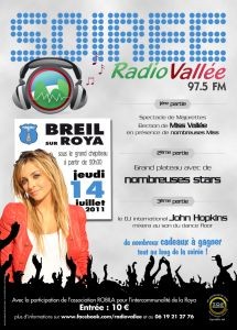 Priscilla Betti &agrave; Breil sur Roya pour le 14 juillet !