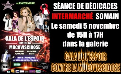 Priscilla Betti au Gala de l'Espoir &agrave; Somain