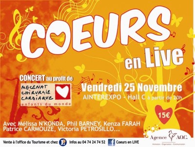 Priscilla &agrave; Bourg en Bresse pour "Coeurs En Live"