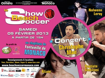 [ANNUL&Eacute;] Priscilla Betti au Show Beach Soccer de Monaco !