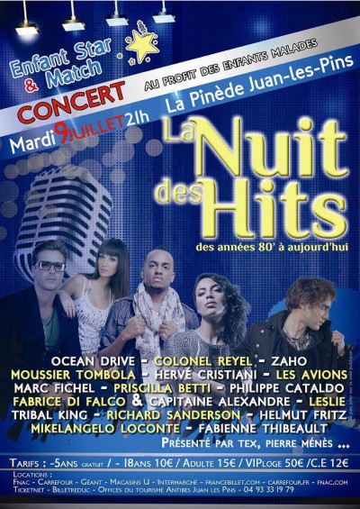 Priscilla Betti au concert "Enfant, Star Et Match"