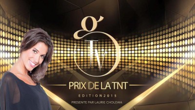 Priscilla sur le tapis rouge des Gold Prix de la TNT