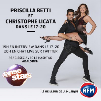 Priscilla Betti et Christophe Licata sur RFM demain