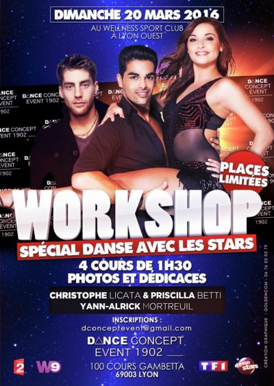 Apprenez &agrave; danser avec Priscilla, Christophe et Yann-Alrick