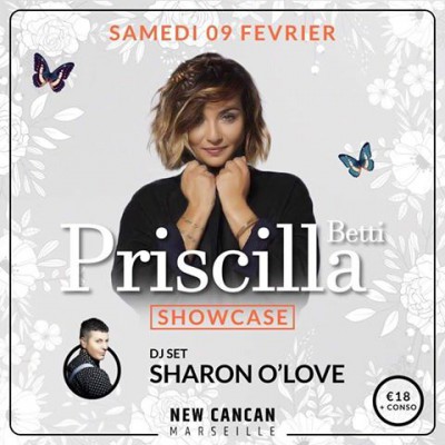 Priscilla Betti au New Cancan le samedi 9 f&eacute;vrier