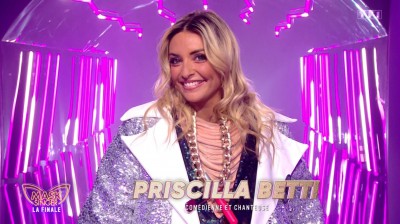 Mask Singer : Priscilla Betti, sous le costume de la taupe, finit à la seconde place