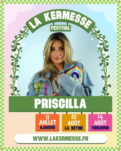 Priscilla Betti, invitée à la Kermesse Festival
