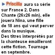 Quelques news de la s&eacute;rie "Chante"